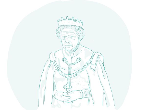The Queen and Dark Brandon